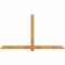 Ekena Millwork Eugene Rough Sawn Timber Gable Bracket, Western Red Cedar, 84"W x 45"H x 4"D x 4"F, 13/12 Pitch GBW084X45X0404EUG00RWR - alternate 1